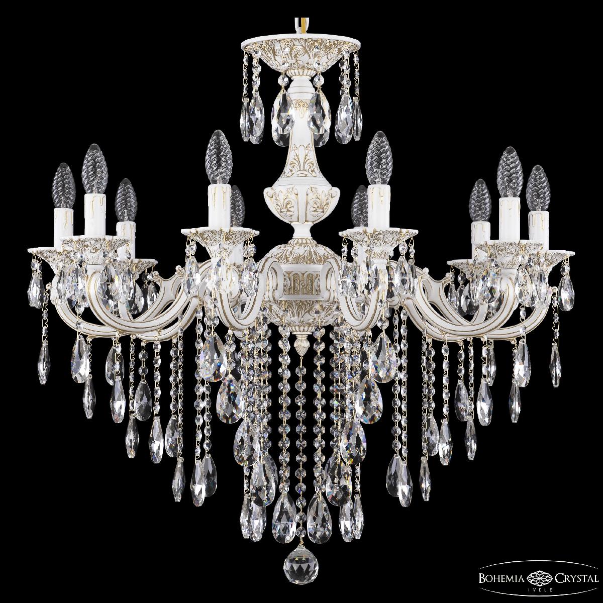 подвесная люстра bohemia ivele crystal al78101/10/250 b wmg