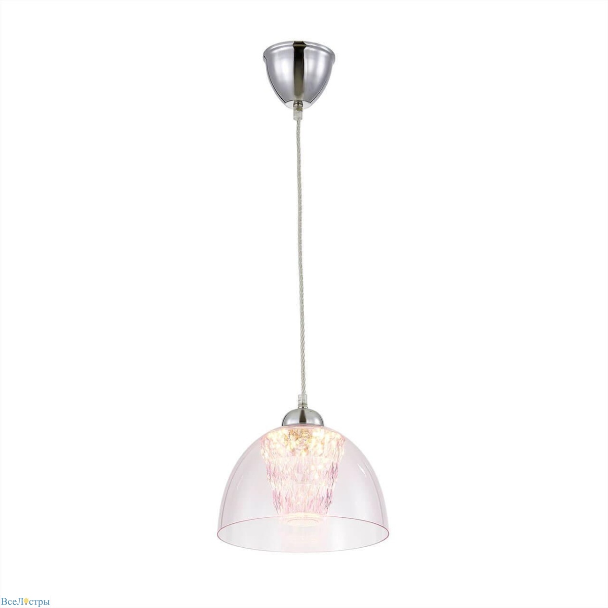 подвесной светодиодный светильник citilux топаз cl717114