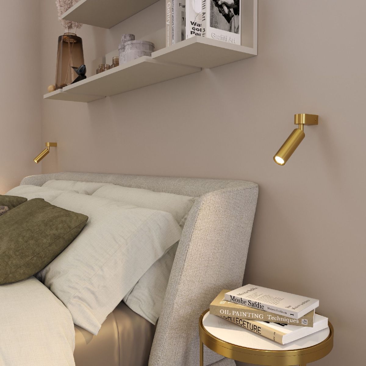 спот eurosvet pitch 20143/1 led латунь a063187