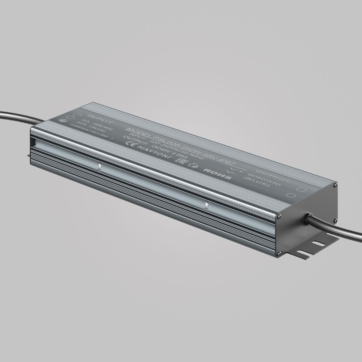 блок питания maytoni power supply magnetic psl008-250w-48v-ip67