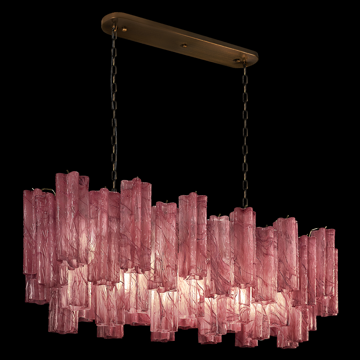 подвесная люстра loft it murano 10580/1000r pink