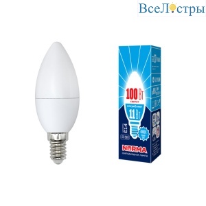 LED-C37-11W/NW/E14/FR/NR картон