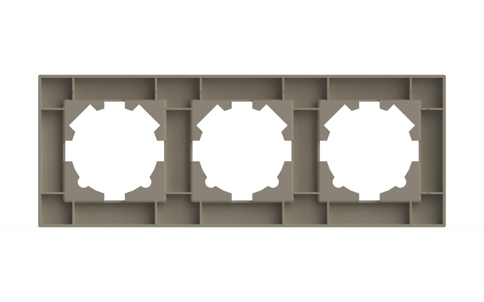 рамка трехместная elbi vega 510-010300-227