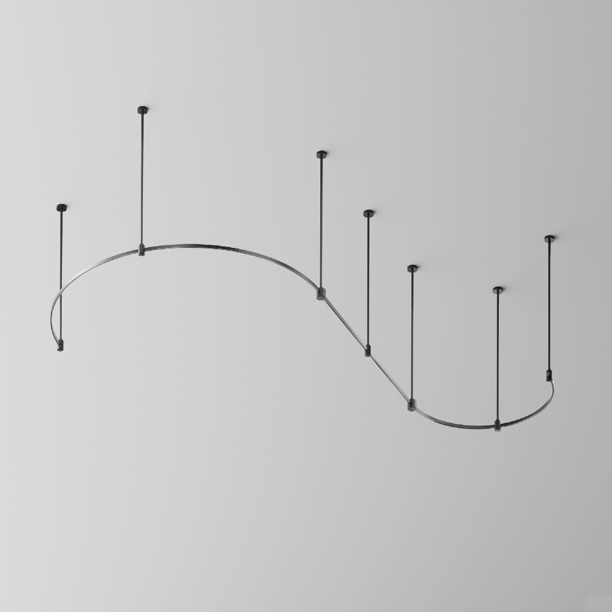 шинопровод накладной/подвесной maytoni flarity trx154-2sr-d1200-b
