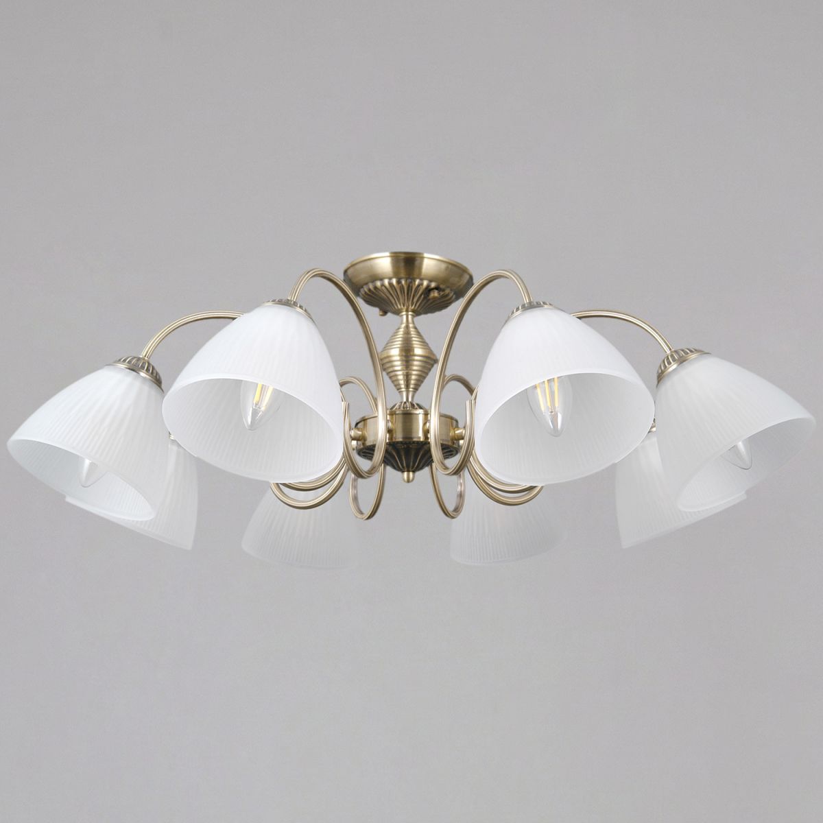 потолочная люстра illumico il0897-8csq-26 ab elite