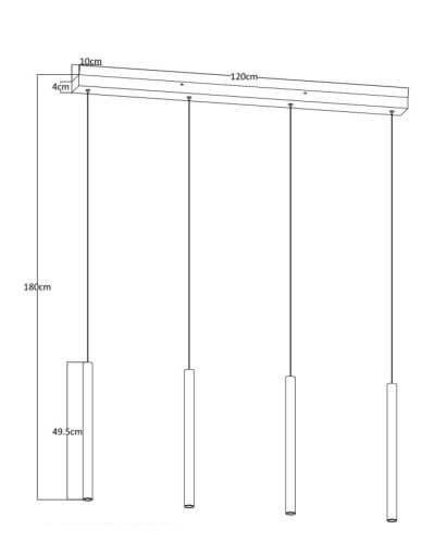 подвесной светодиодный светильник lucide lorenz 74403/04/97