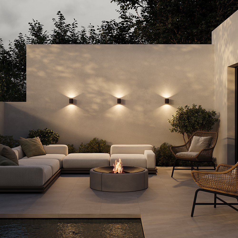 уличный настенный светильник maytoni block o507wl-l5b3k