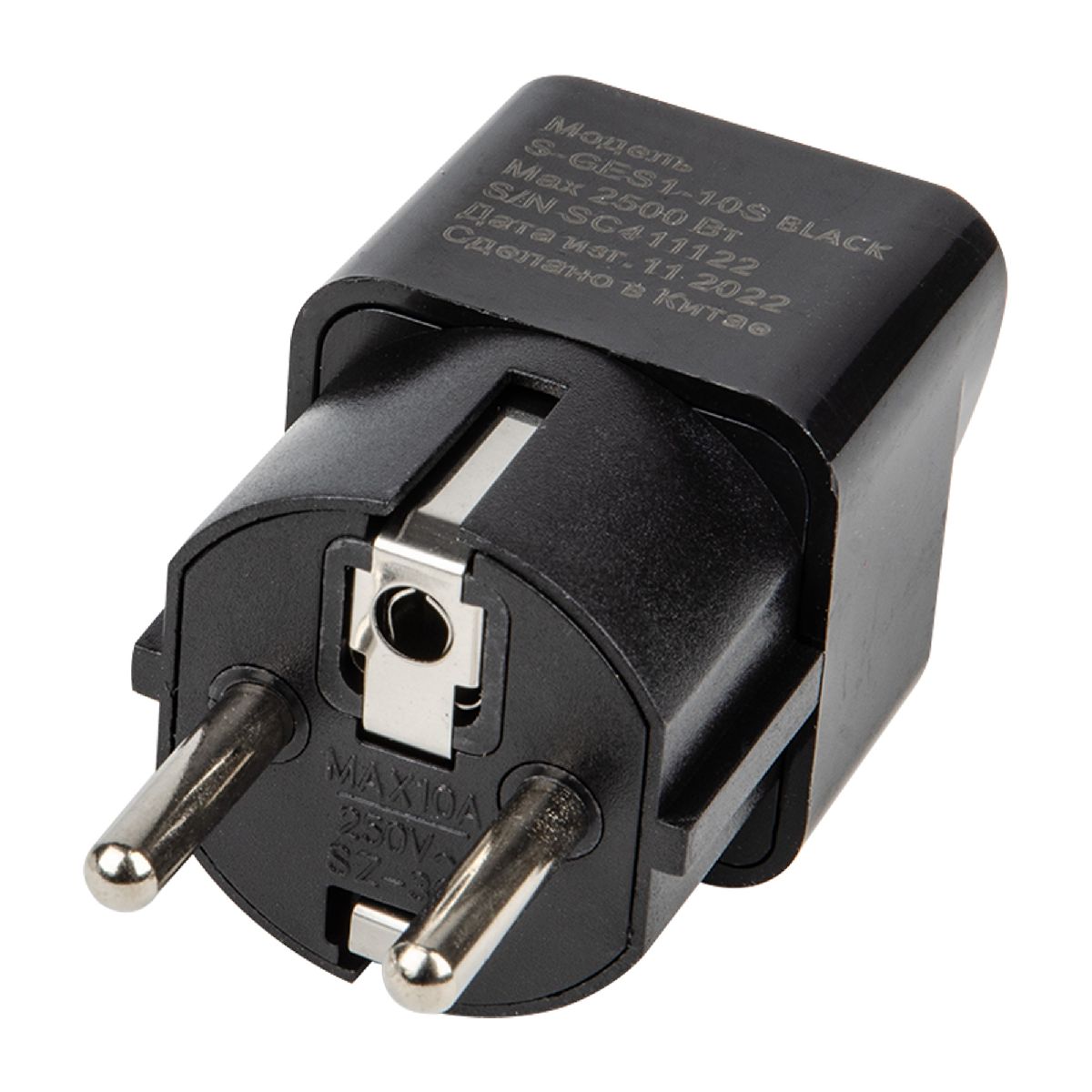 переходник сетевой uniel s-ges1-10s black ul-00010562