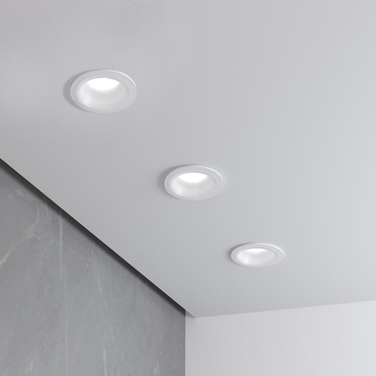 встраиваемый светильник elektrostandard mils 25010/01 gu10 белый a064267