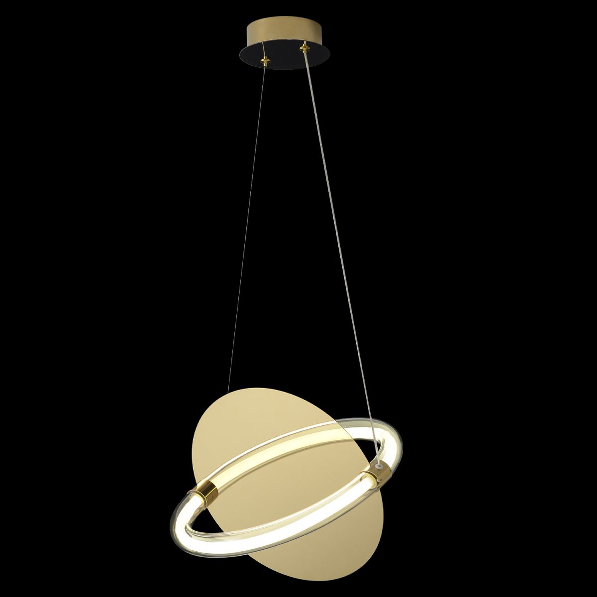 подвесной светильник crystal lux nebula sp22w led gold