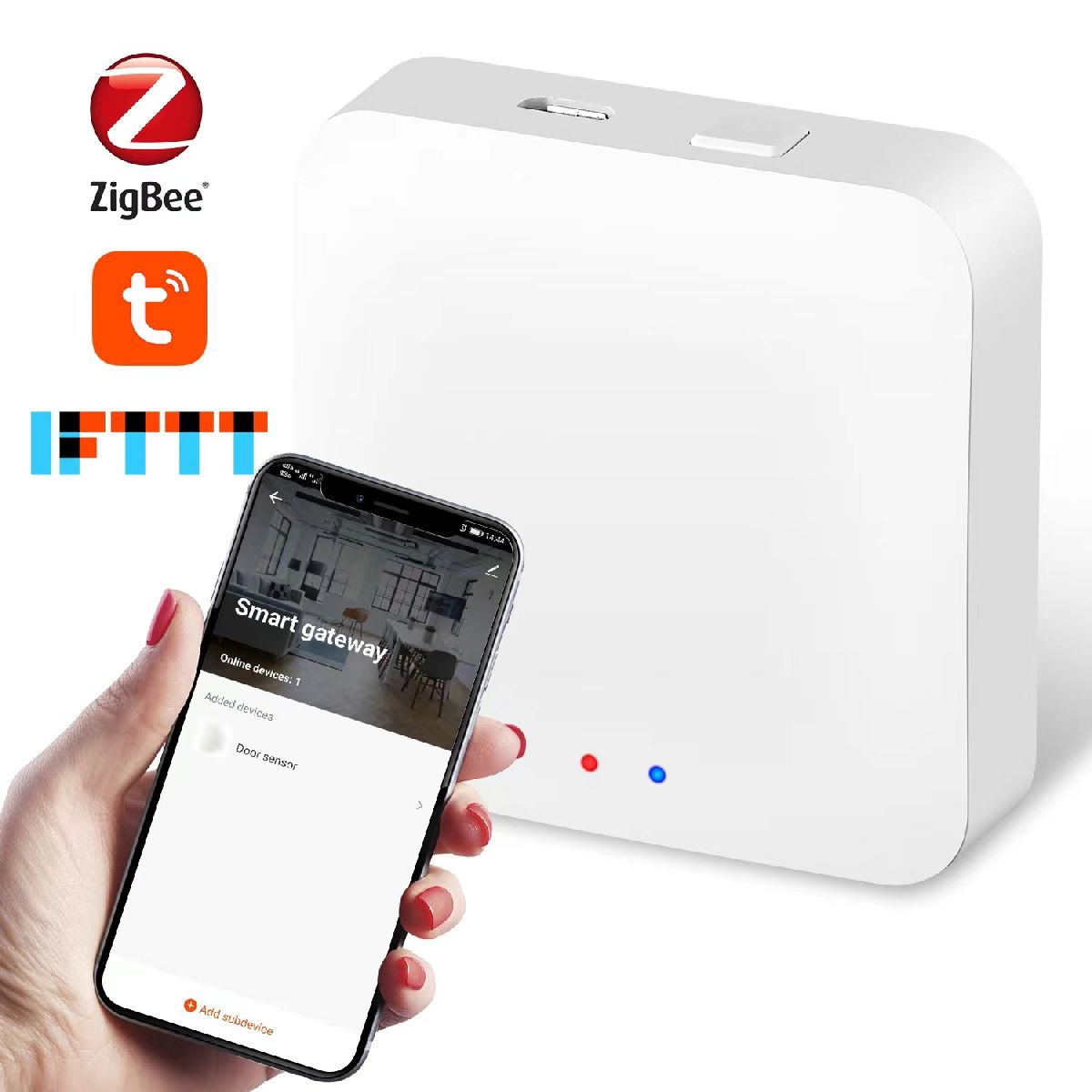 беспроводной шлюз tuya zigbee iledex vision zgb 1