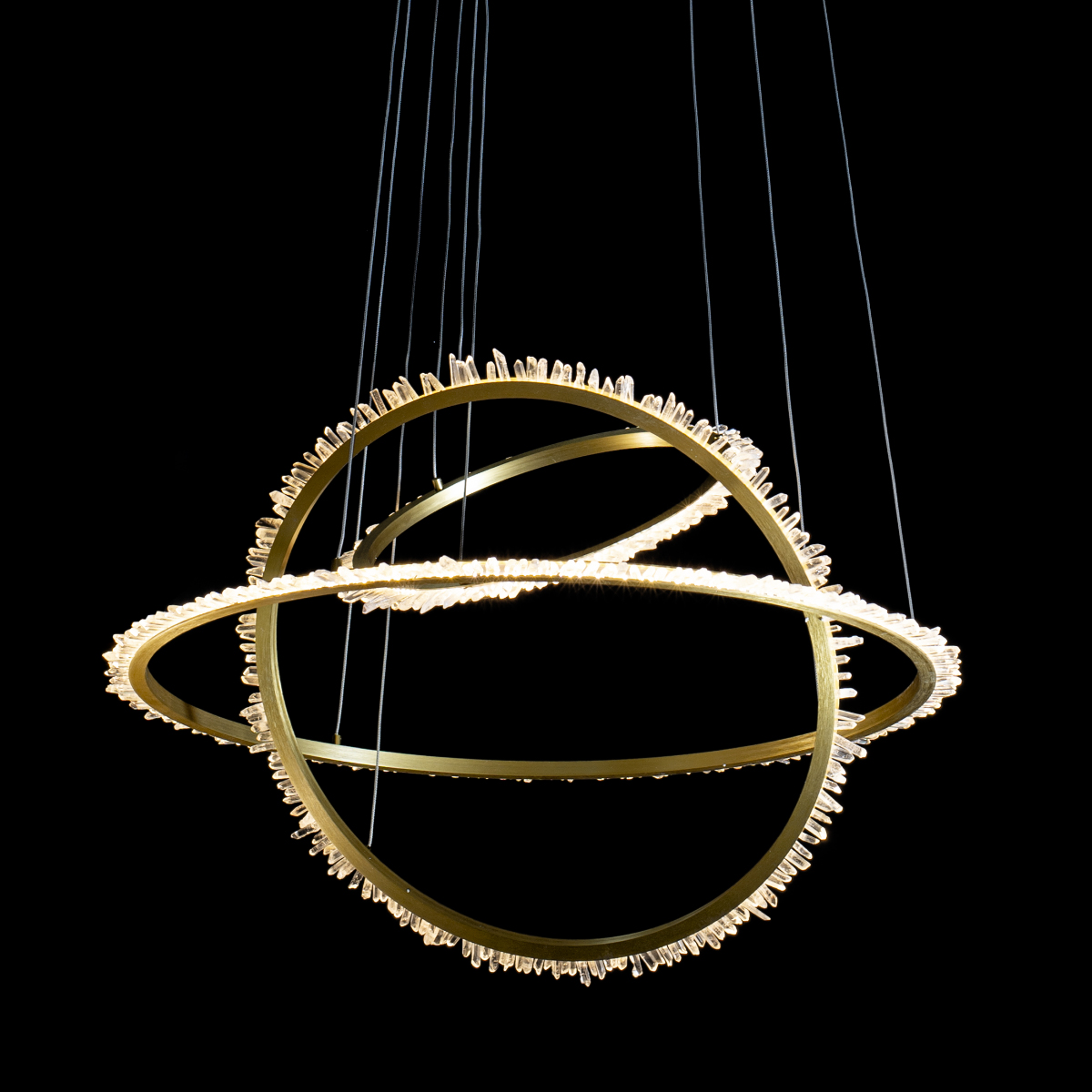 подвесная люстра delight collection quartz halo md20020154-3a satin gold