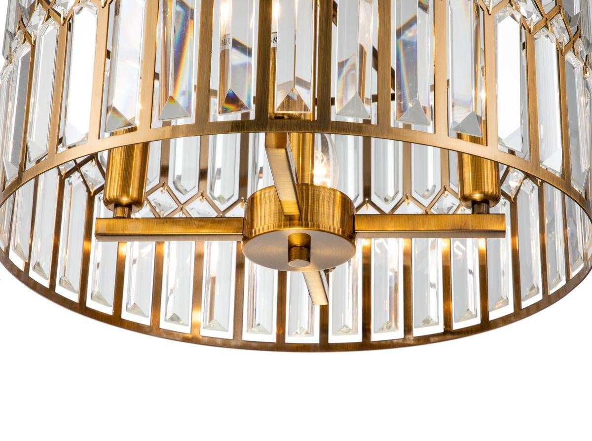 подвесная люстра ilamp triumph 6122-420 brass