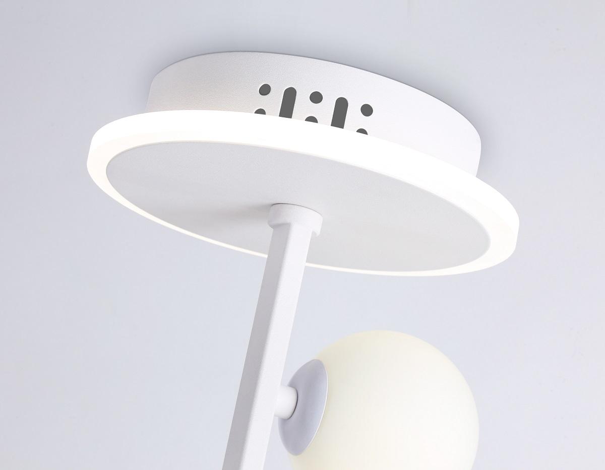 потолочная светодиодная люстра ambrella light comfort linetech fl66261