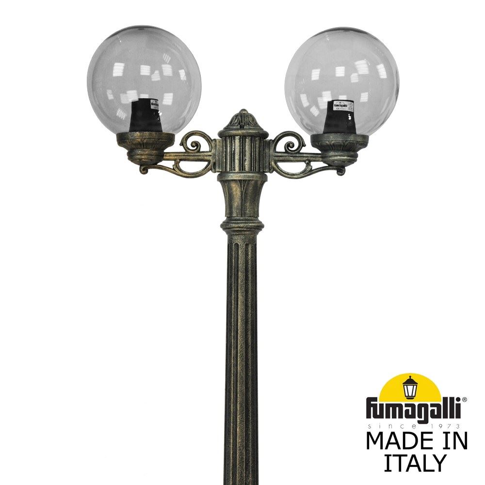 парковый светильник fumagalli globe 250 g25.158.s20.bzf1r