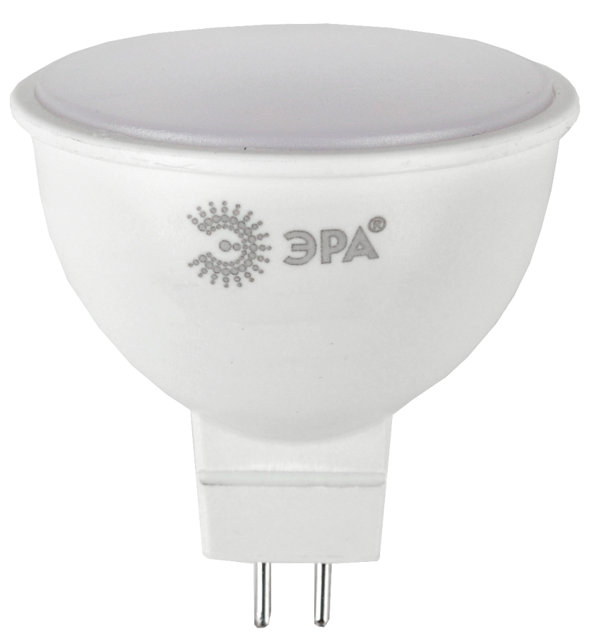 лампа светодиодная эра gu5.3 9w 6500k led mr16-9w-865-gu5.3 r б0045353