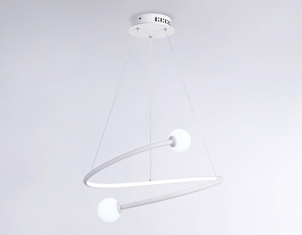 подвесной светодиодный светильник ambrella light comfort linetech fl66291