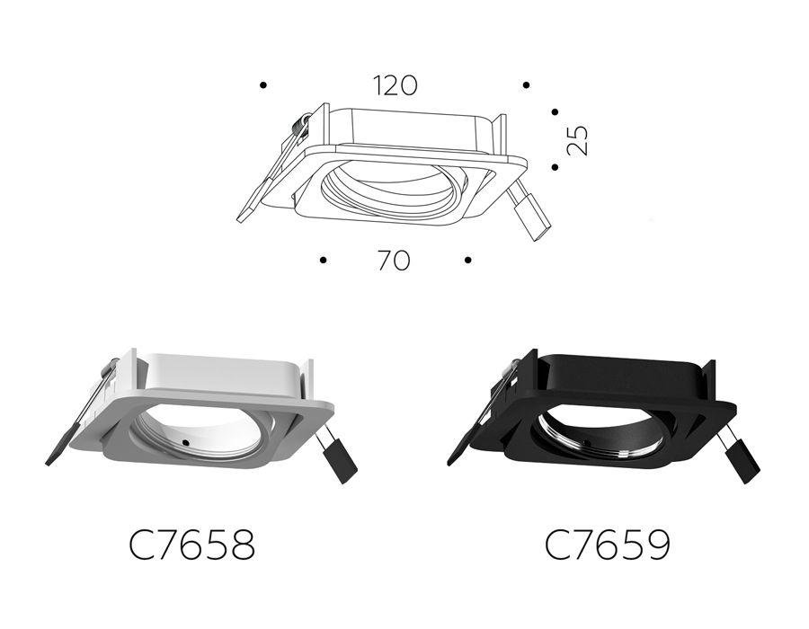 корпус светильника ambrella light diy spot c7659