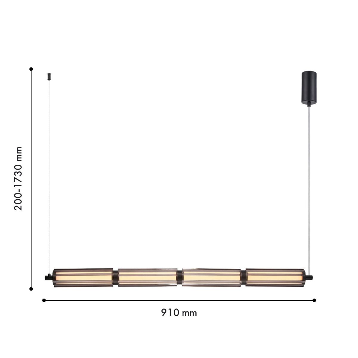 подвесная люстра f-promo hexagoni 4776-4p