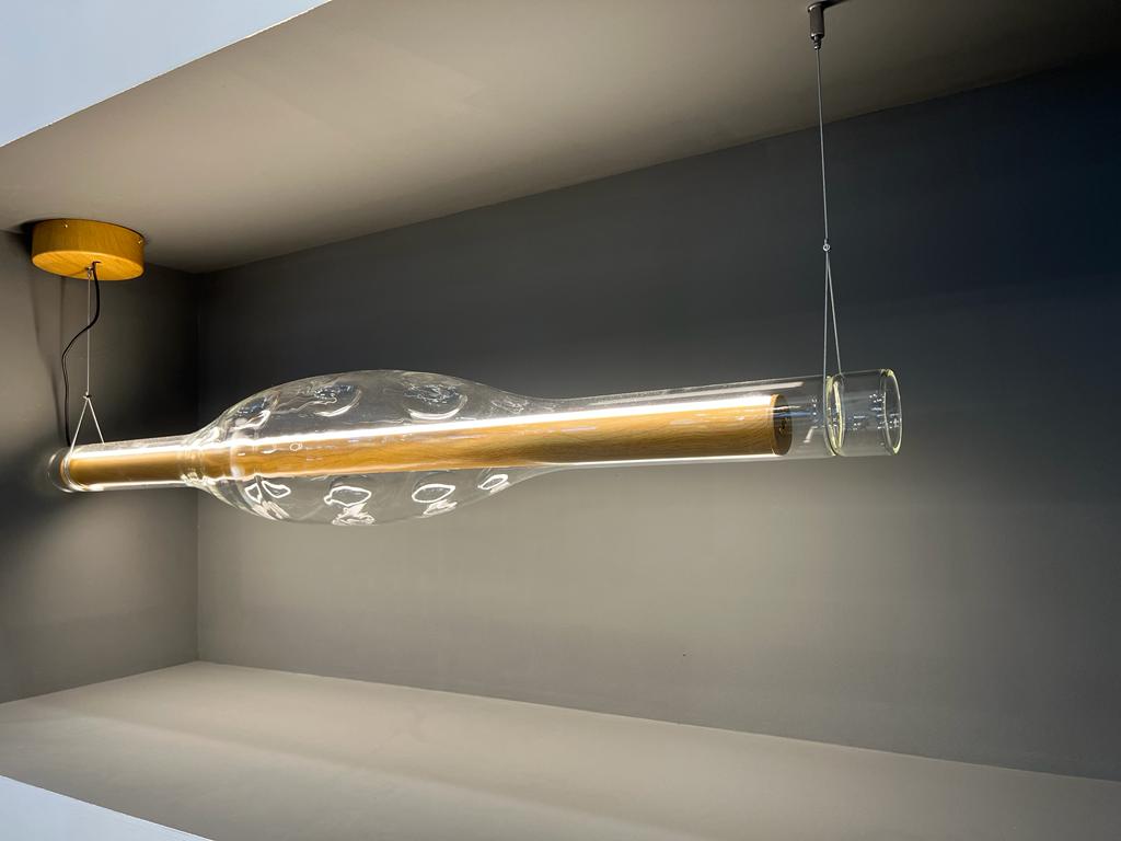 подвесной светильник dune 9118p gold/clear delight collection