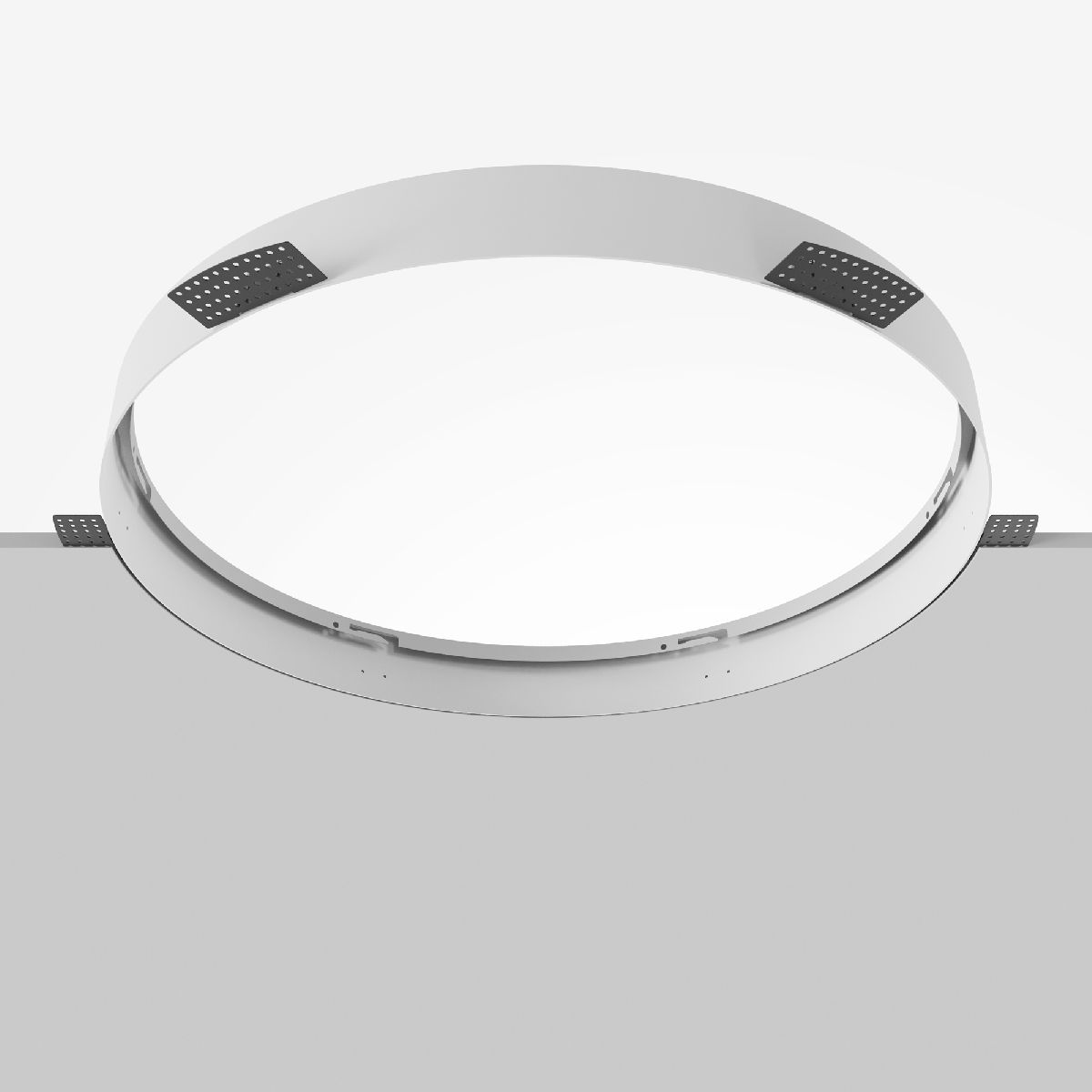 рамка для встраиваемого светильника maytoni downlight dla032-trs90-w