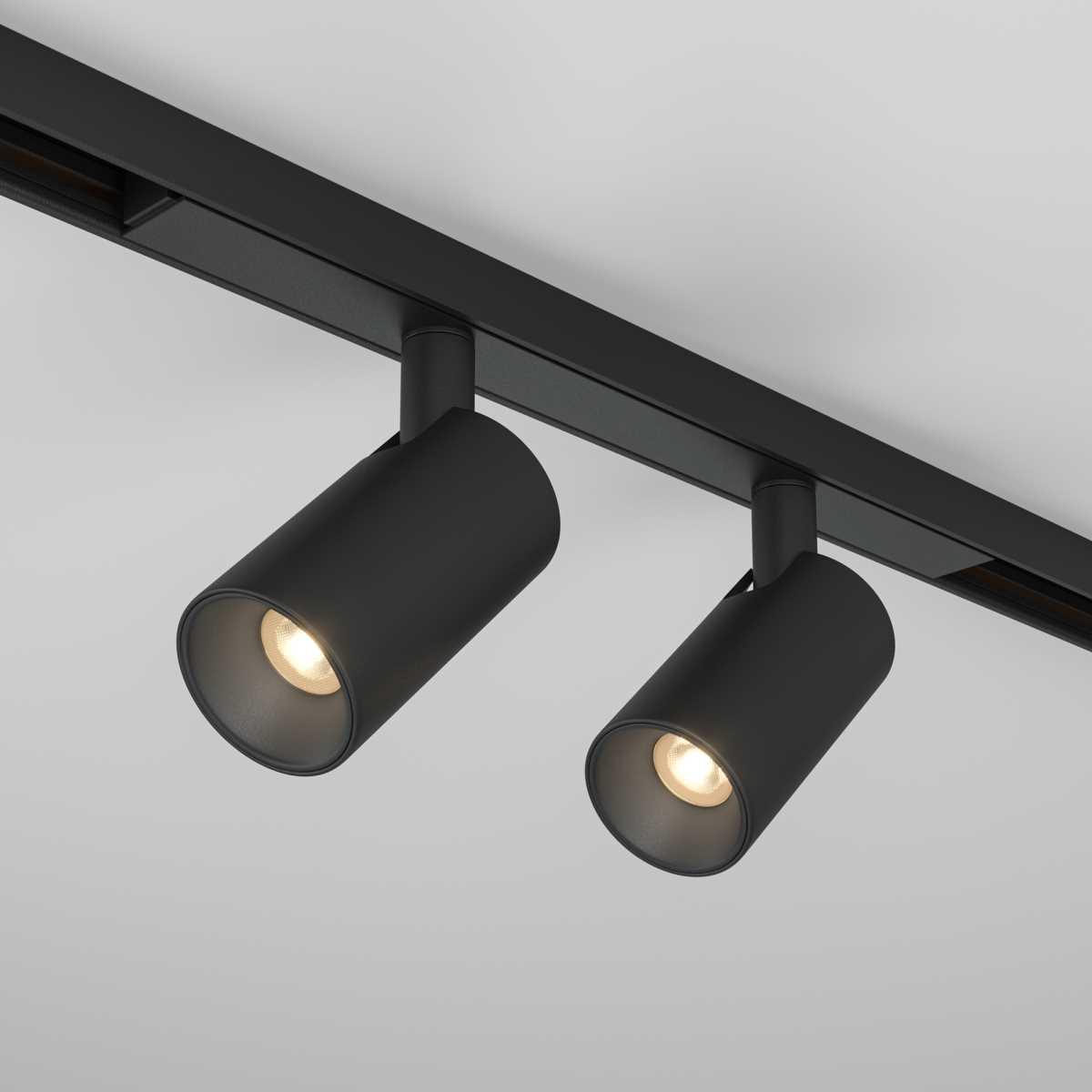 трековый светильник maytoni technical tr176-1-2x5wtw-m-b