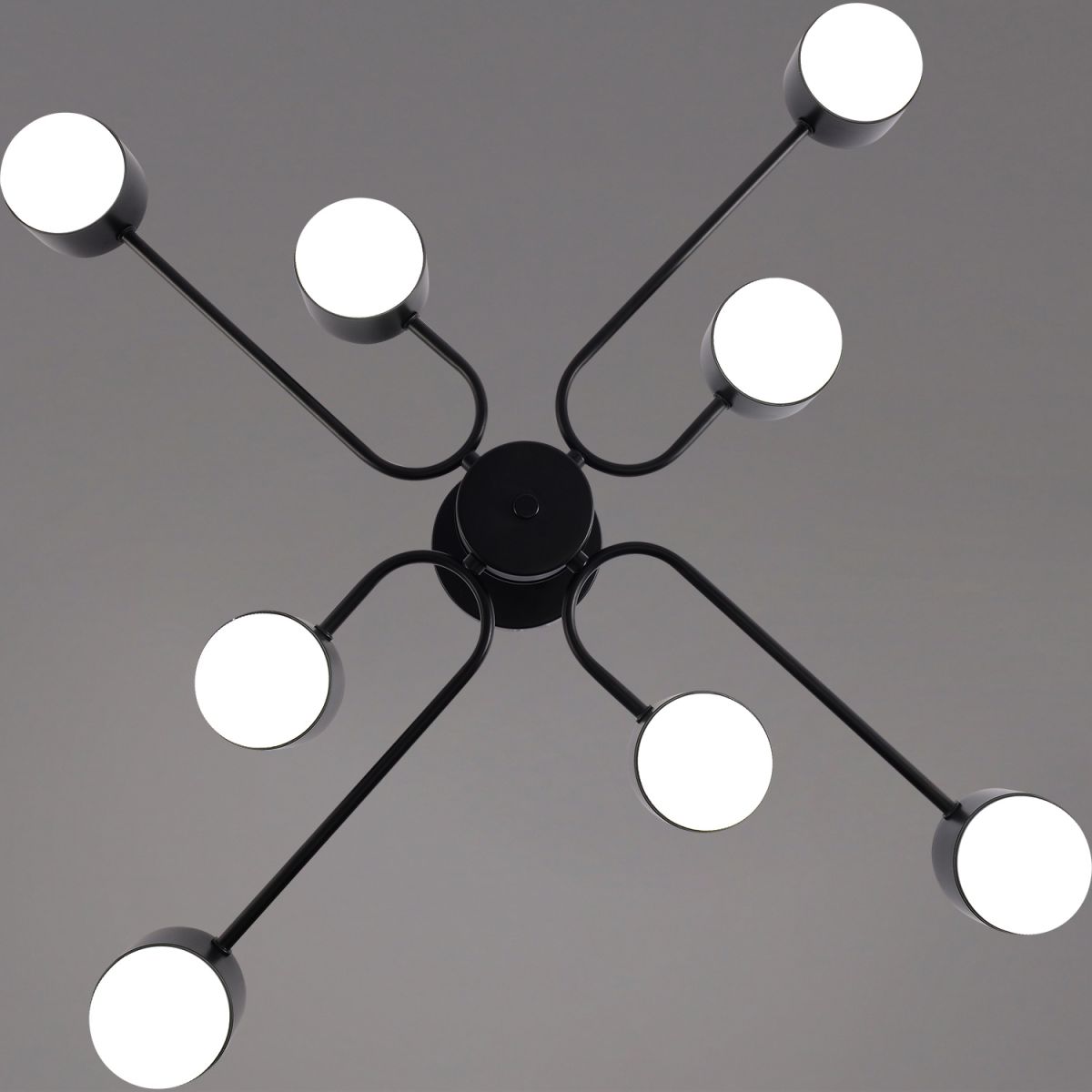 люстра на штанге reluce 03708-0.3-08 bk gx53