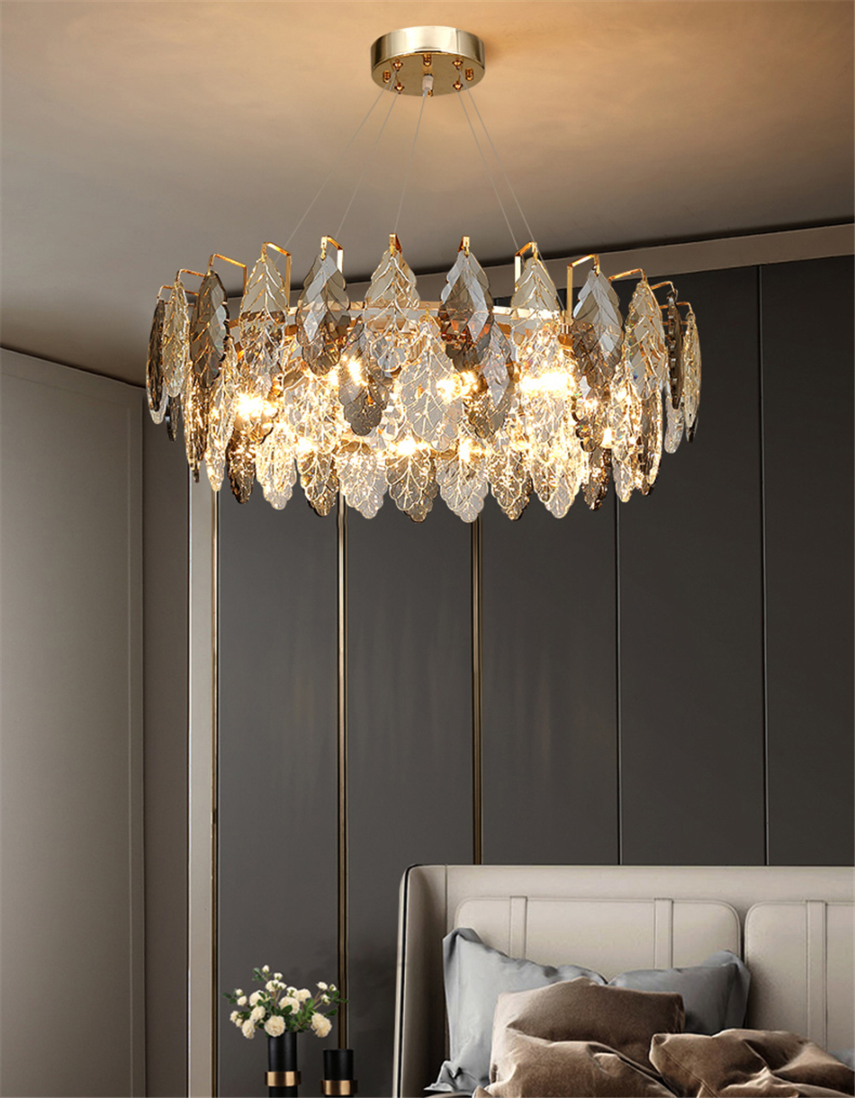 люстра d8011p/r-800 gold/smoky delight collection