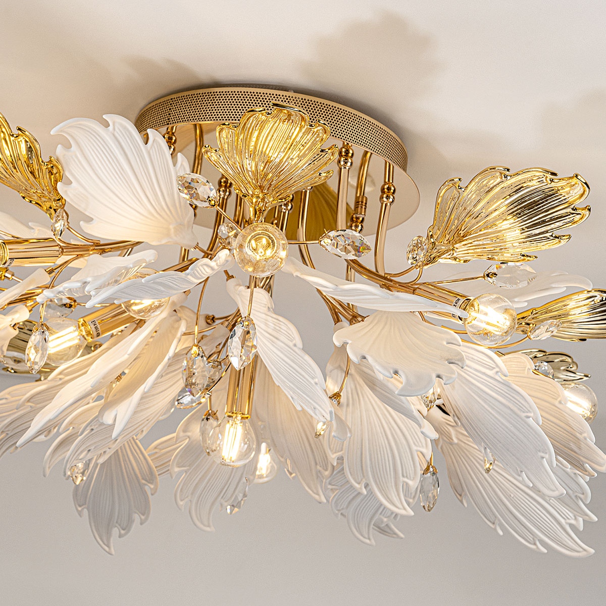 потолочная люстра modelux ml.6869.850 gd