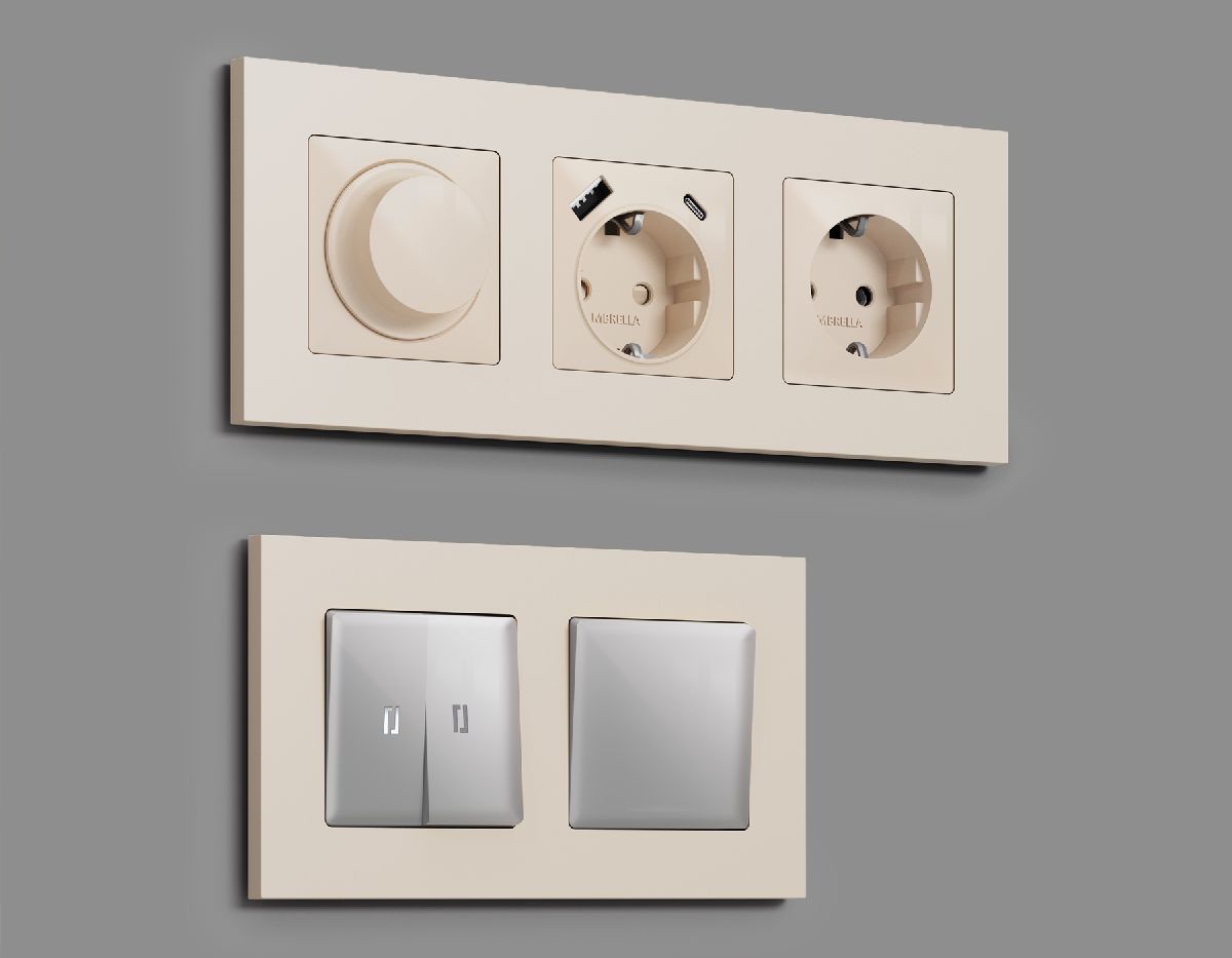 рамка трехместная ambrella volt qubi af250333