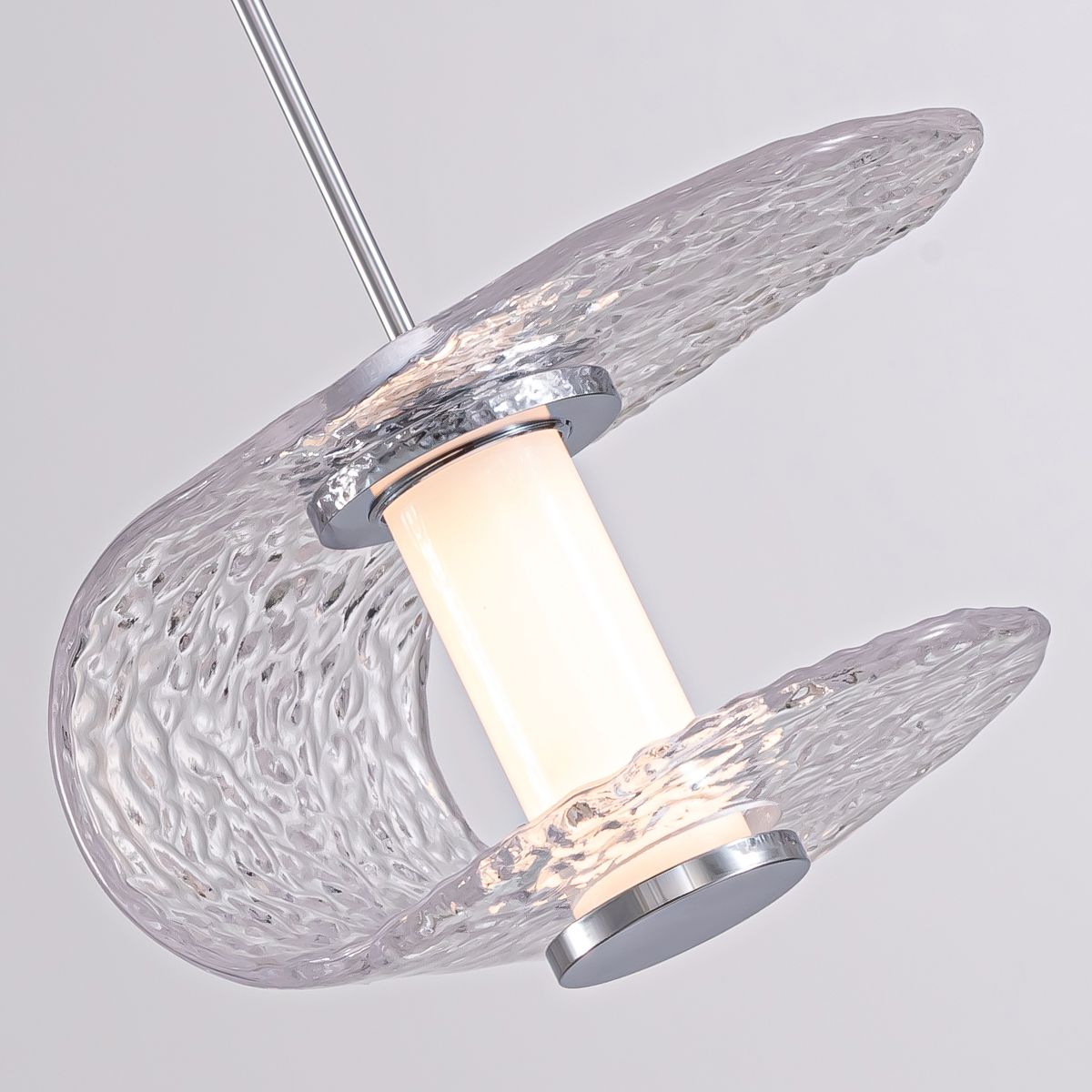 подвесной светильник delight collection md24020901-1a chrome/clear