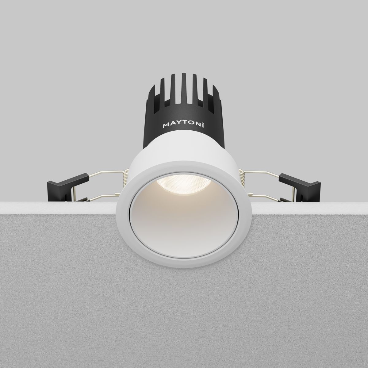 встраиваемый светильник maytoni dip dl116-10w-4k-w