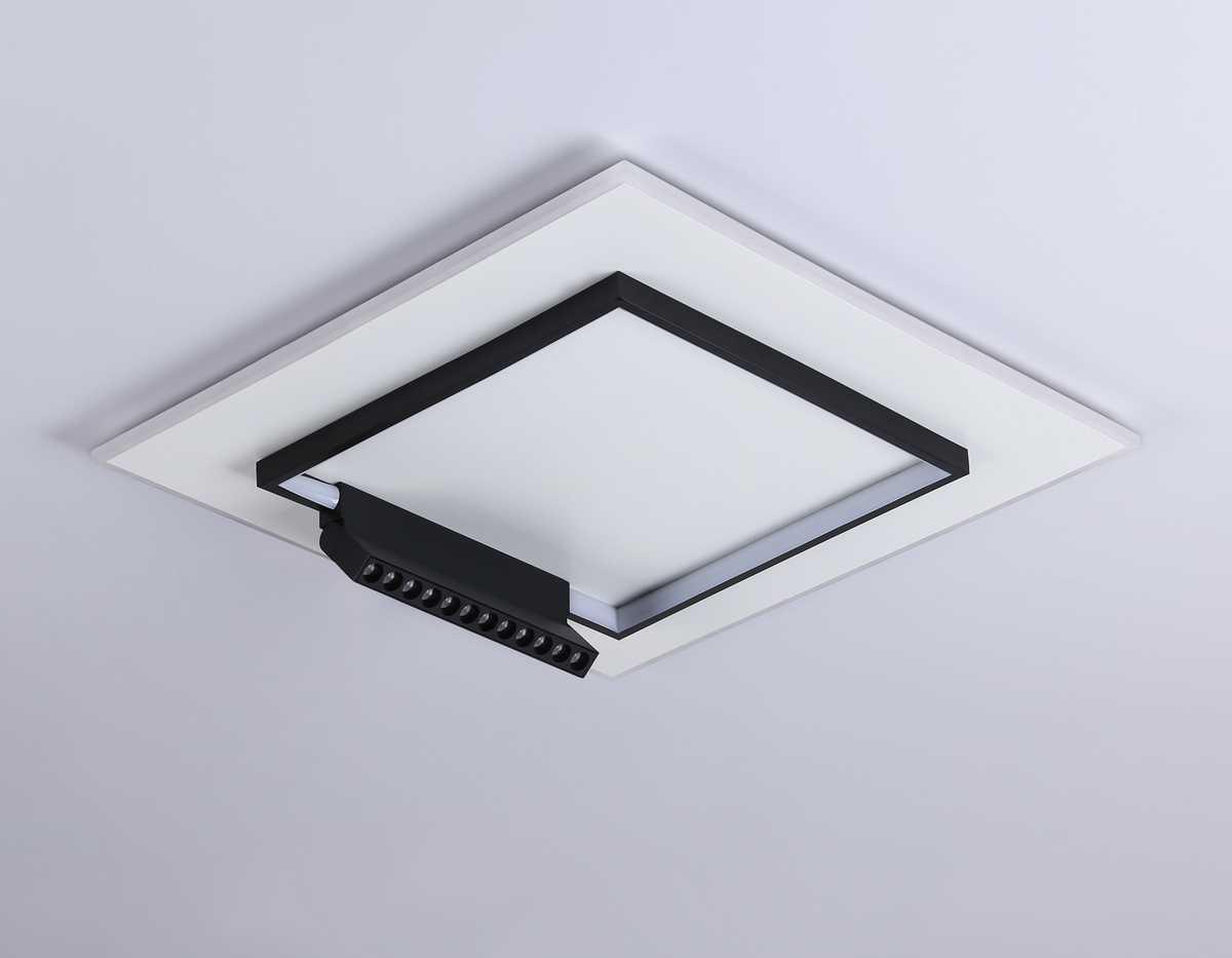 потолочный светодиодный светильник ambrella light comfort linetech fl51455