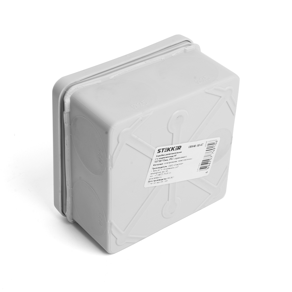 коробка разветвительная stekker ebx40-38-67 49198