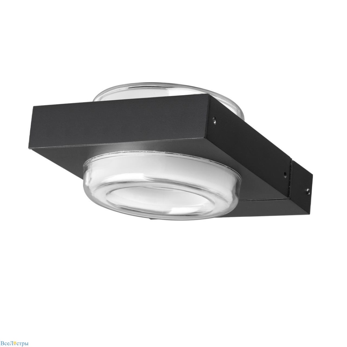 уличный настенный светодиодный светильник odeon light nature vart 6654/6wl