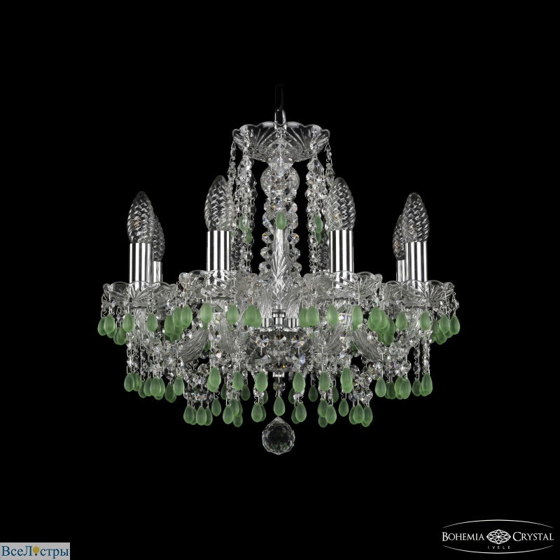 подвесная люстра bohemia ivele crystal 1410/8/141 ni v5001