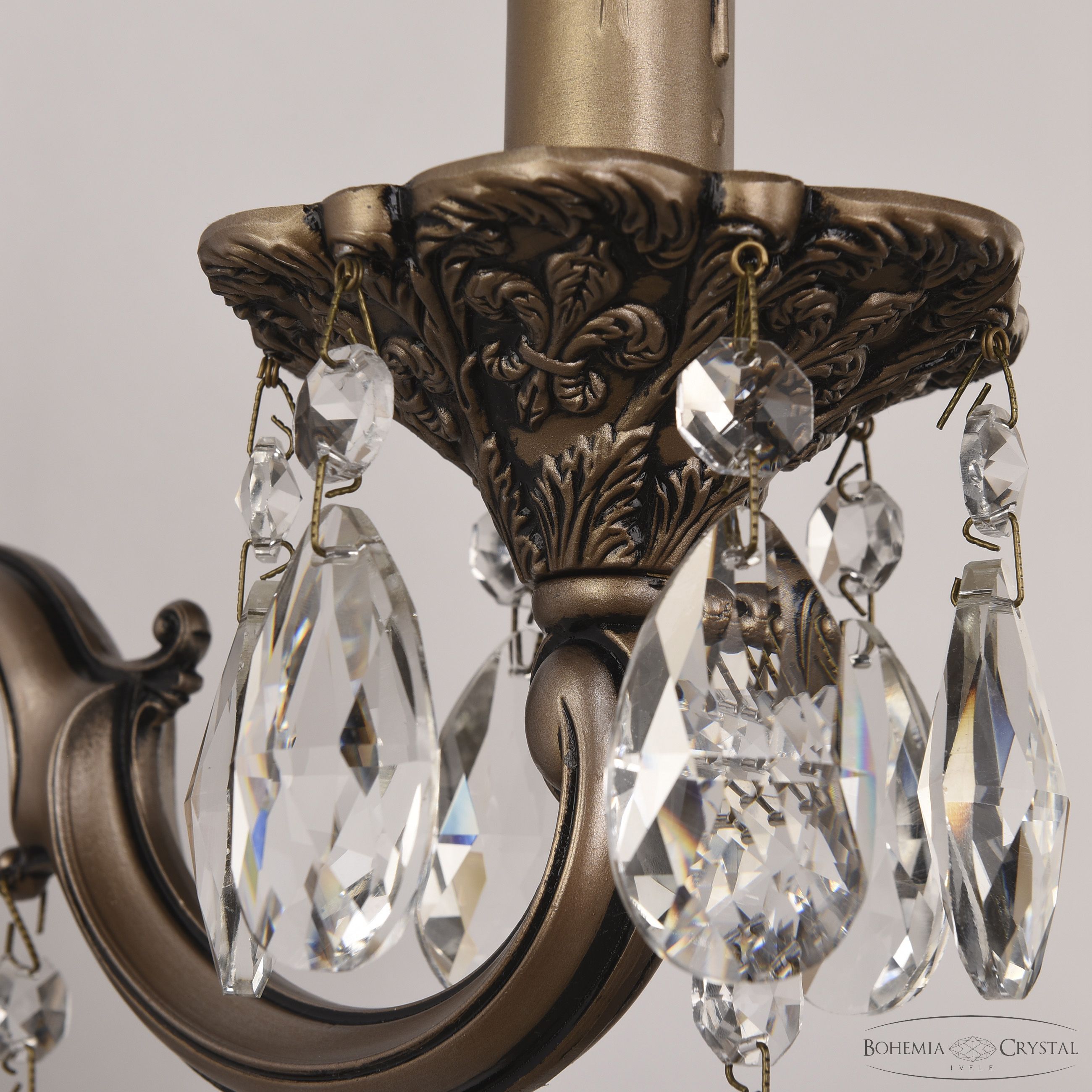 бра bohemia ivele crystal al7801b10/1/175 a sgb