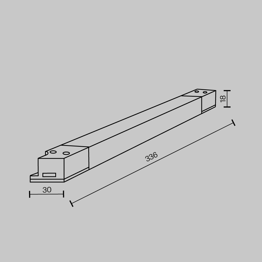 источник напряжения maytoni triac 100вт dc24в ip20 734010