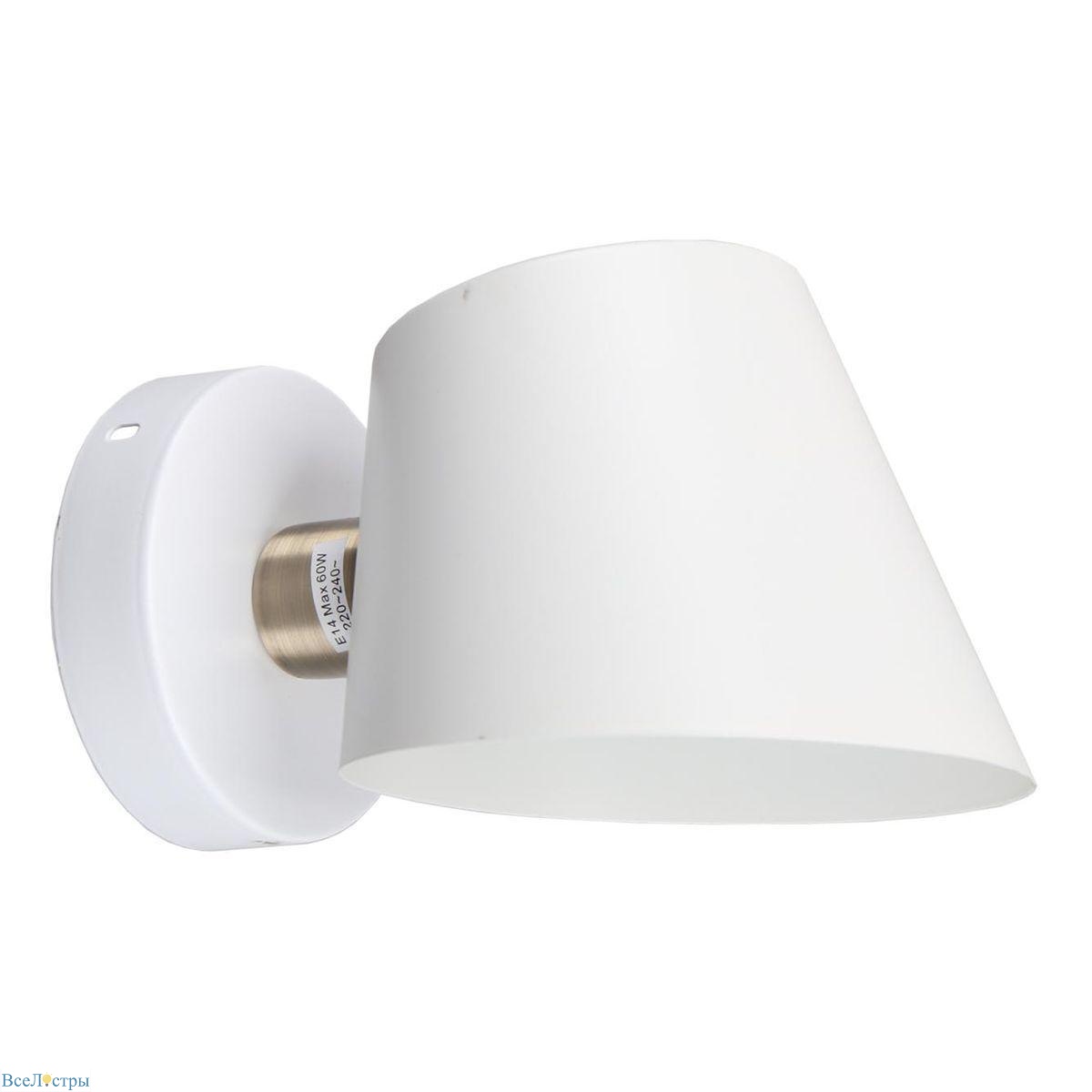 бра imex md.9130-1-w wh+ab
