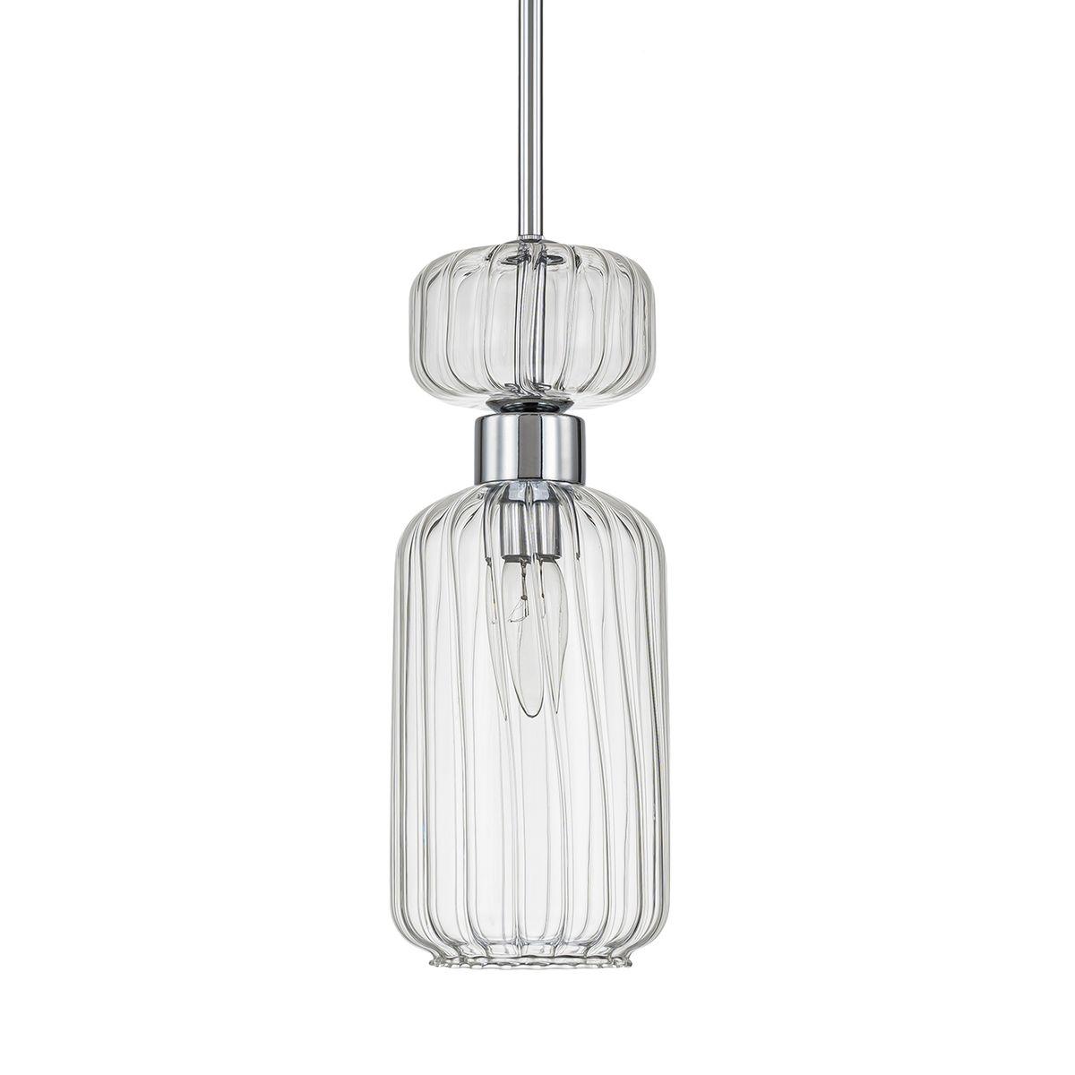подвесной светильник escada gloss 1141/1s chrome/clear