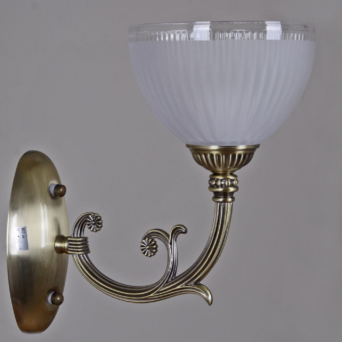 бра illumico il9939-1wsq-24 ab capella