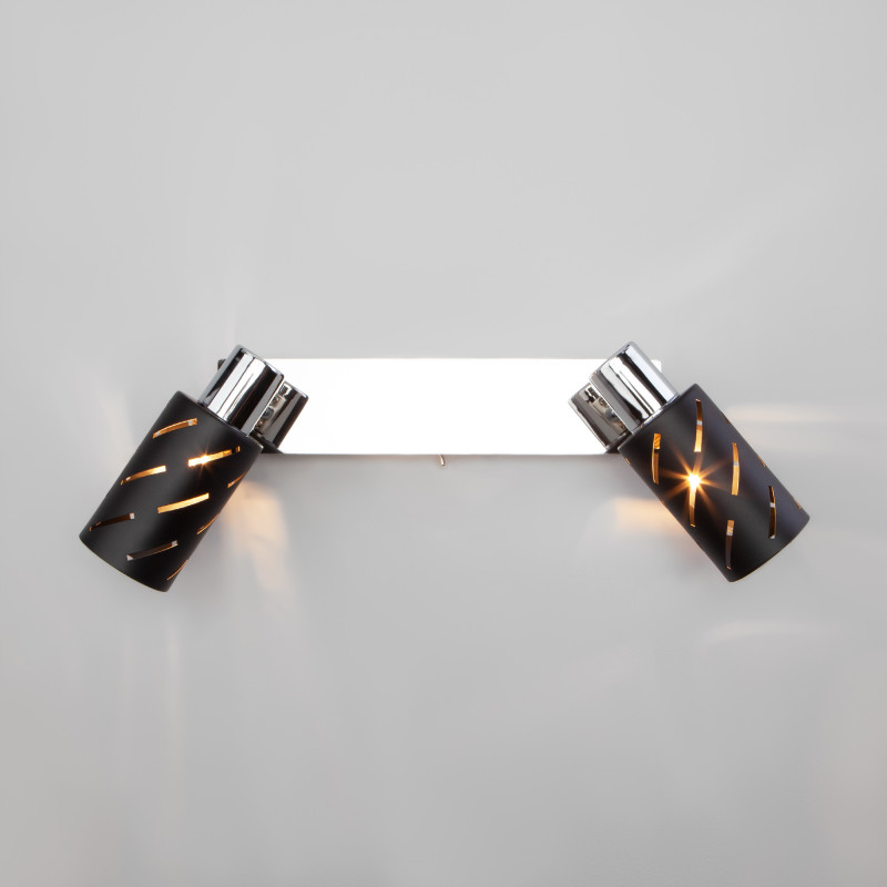 бра eurosvet 20090/2 черный/хром