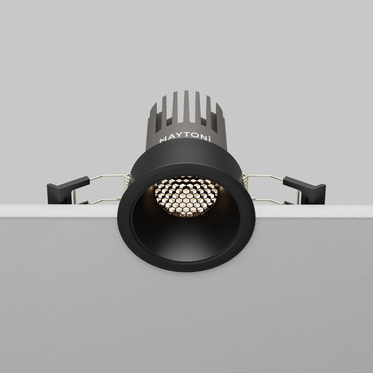 встраиваемый светильник maytoni technical dip hight dl123-10w-4k-b