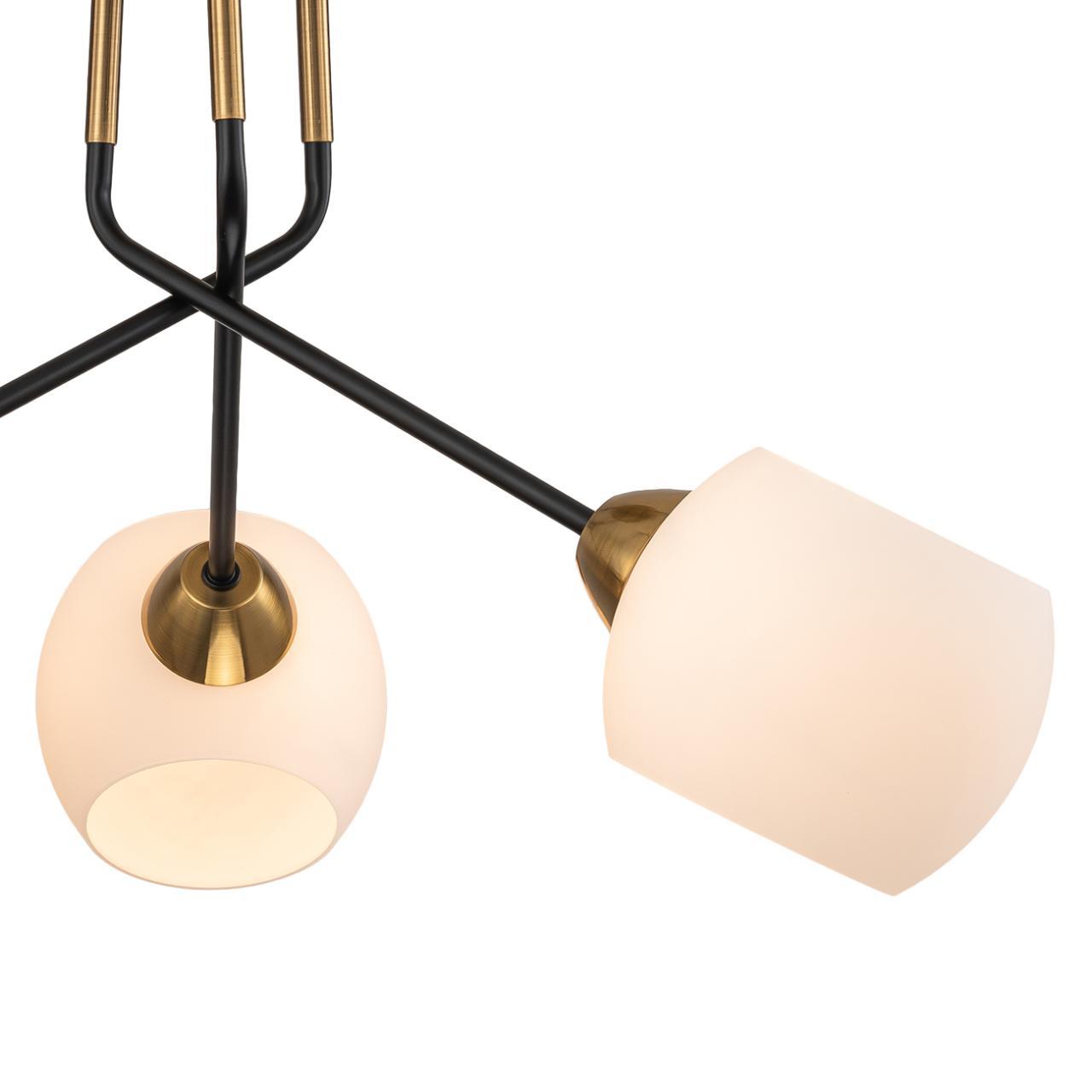 потолочная люстра escada bond 2113/3p copper/black