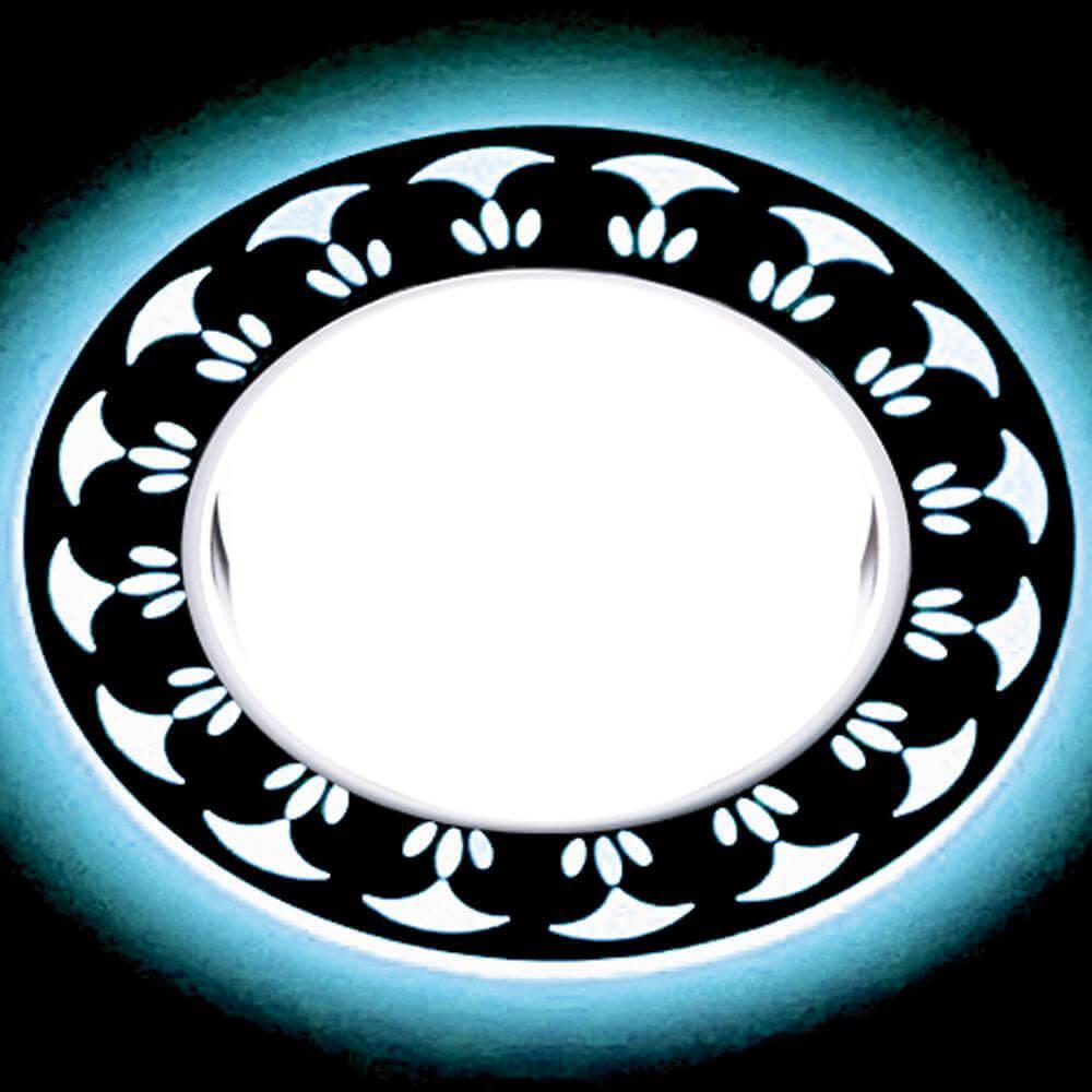 встраиваемый светодиодный светильник ambrella light gx53 led g433 wh/cld