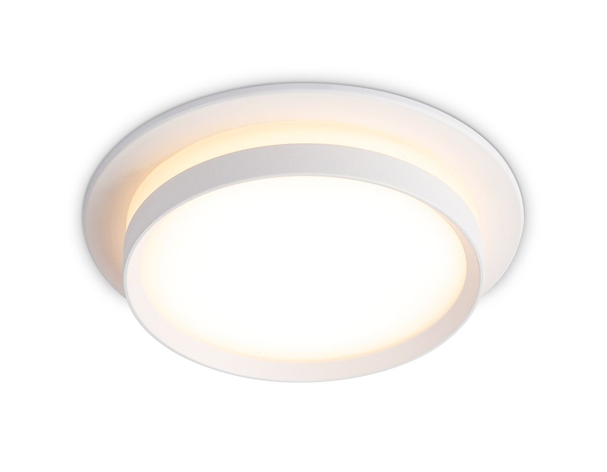 встраиваемый светильник ambrella light techno spot gx53 acrylic tech tn5214