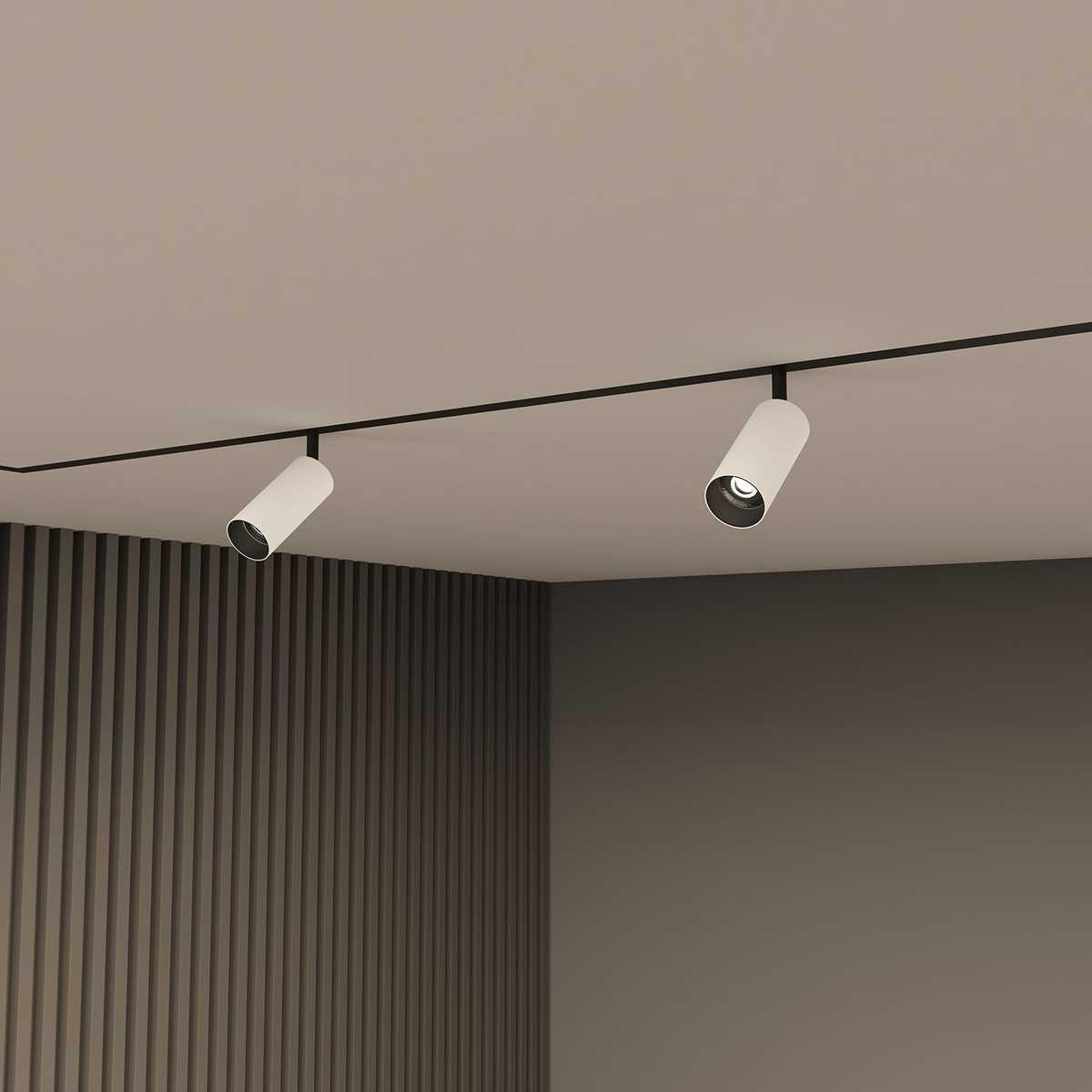 трековый светодиодный светильник denkirs smart spot dk8040-bw+bk