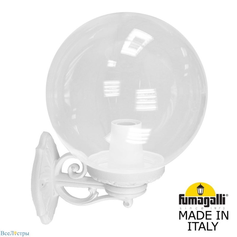 уличный настенный светильник fumagalli globe g30.131.000.wxf1r