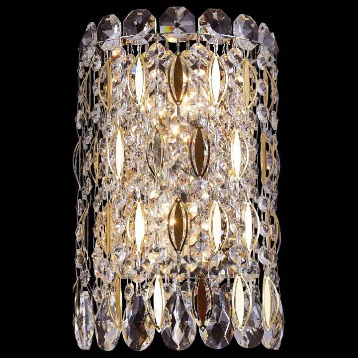 накладной светильник crystal lux lirica lirica ap2 chrome/gold-transparent
