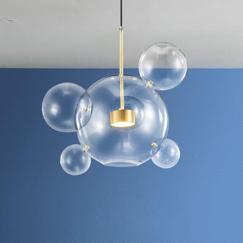 подвесной светодиодный светильник imperium loft bubble 177863-26